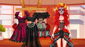 Festival Dia de Muertos: Day of the Dead Makeup & Dress Up Game