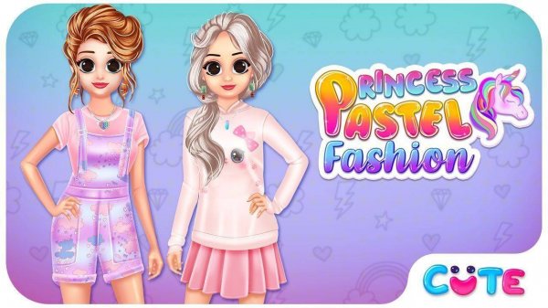 Princess Pastel Fashion Dress Up Game