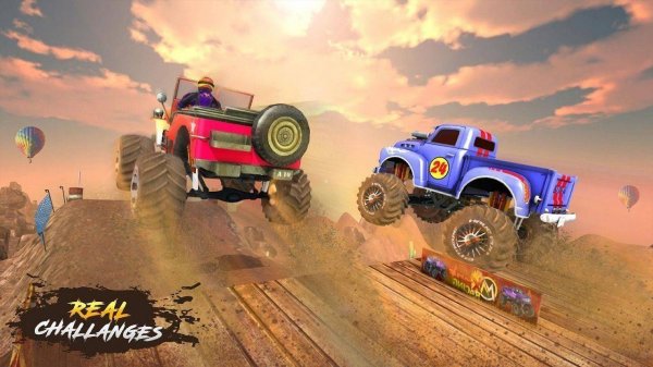 Ultimate MMX Heavy Monster Truck Police Chase Racing Game