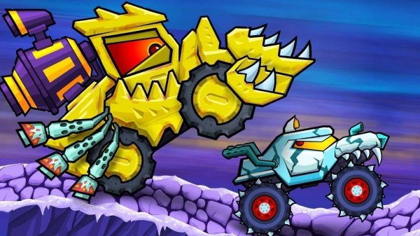 Car Eats Car: Arctic Adventure - Racing Game