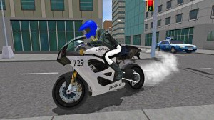 Police MotorBike Race Simulator 3D Online Game