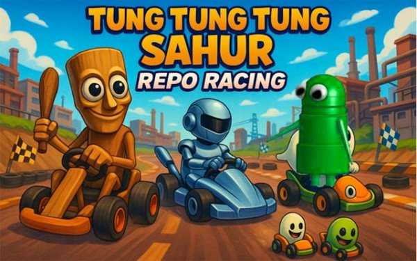 Tung Tung Tung Sahur: REPO Racing - Online Multiplayer Kart Racing Game