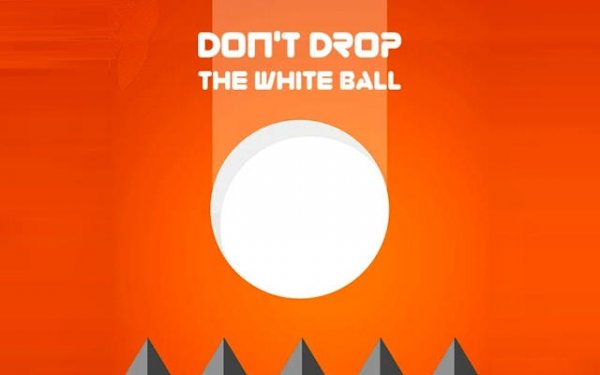 Don't Drop the White Ball - Balance Challenge Online Game