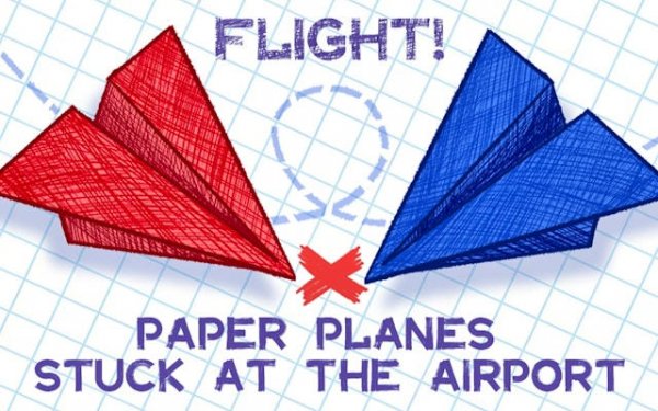 Flight! Paper Planes Stuck at the Airport - Logic Puzzle Game Online