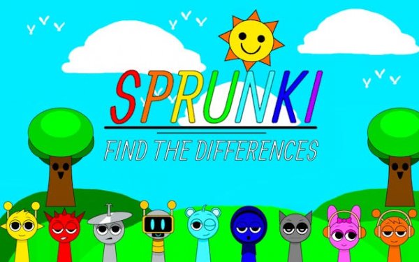 Sprunki Find The Differences Online Puzzle Game