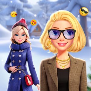 Bffs Fabulous Winter Look - Dress Up Game